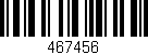 Código de barras (EAN, GTIN, SKU, ISBN): '467456'