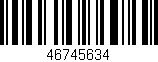 Código de barras (EAN, GTIN, SKU, ISBN): '46745634'