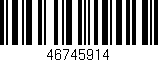 Código de barras (EAN, GTIN, SKU, ISBN): '46745914'