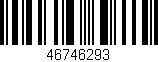 Código de barras (EAN, GTIN, SKU, ISBN): '46746293'