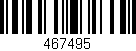 Código de barras (EAN, GTIN, SKU, ISBN): '467495'