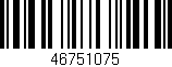 Código de barras (EAN, GTIN, SKU, ISBN): '46751075'
