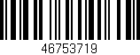 Código de barras (EAN, GTIN, SKU, ISBN): '46753719'