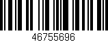 Código de barras (EAN, GTIN, SKU, ISBN): '46755696'