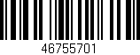 Código de barras (EAN, GTIN, SKU, ISBN): '46755701'