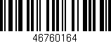 Código de barras (EAN, GTIN, SKU, ISBN): '46760164'