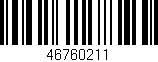 Código de barras (EAN, GTIN, SKU, ISBN): '46760211'