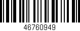 Código de barras (EAN, GTIN, SKU, ISBN): '46760949'