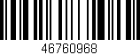 Código de barras (EAN, GTIN, SKU, ISBN): '46760968'
