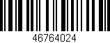 Código de barras (EAN, GTIN, SKU, ISBN): '46764024'