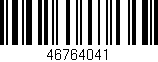 Código de barras (EAN, GTIN, SKU, ISBN): '46764041'