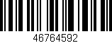 Código de barras (EAN, GTIN, SKU, ISBN): '46764592'