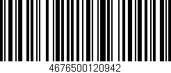 Código de barras (EAN, GTIN, SKU, ISBN): '4676500120942'