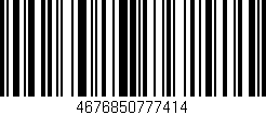 Código de barras (EAN, GTIN, SKU, ISBN): '4676850777414'