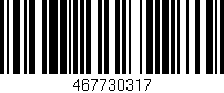 Código de barras (EAN, GTIN, SKU, ISBN): '467730317'