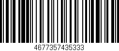 Código de barras (EAN, GTIN, SKU, ISBN): '4677357435333'