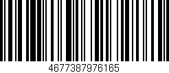 Código de barras (EAN, GTIN, SKU, ISBN): '4677387976165'