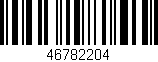 Código de barras (EAN, GTIN, SKU, ISBN): '46782204'