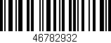 Código de barras (EAN, GTIN, SKU, ISBN): '46782932'