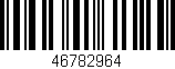 Código de barras (EAN, GTIN, SKU, ISBN): '46782964'