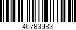 Código de barras (EAN, GTIN, SKU, ISBN): '46783983'