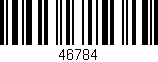 Código de barras (EAN, GTIN, SKU, ISBN): '46784'