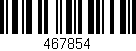 Código de barras (EAN, GTIN, SKU, ISBN): '467854'