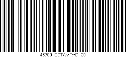 Código de barras (EAN, GTIN, SKU, ISBN): '46788/ESTAMPAD_38'