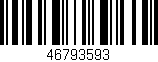 Código de barras (EAN, GTIN, SKU, ISBN): '46793593'