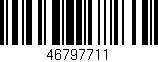 Código de barras (EAN, GTIN, SKU, ISBN): '46797711'