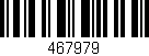 Código de barras (EAN, GTIN, SKU, ISBN): '467979'