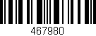 Código de barras (EAN, GTIN, SKU, ISBN): '467980'