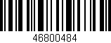 Código de barras (EAN, GTIN, SKU, ISBN): '46800484'