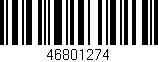 Código de barras (EAN, GTIN, SKU, ISBN): '46801274'
