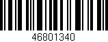 Código de barras (EAN, GTIN, SKU, ISBN): '46801340'