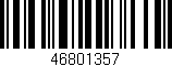 Código de barras (EAN, GTIN, SKU, ISBN): '46801357'