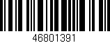 Código de barras (EAN, GTIN, SKU, ISBN): '46801391'