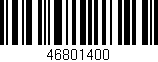 Código de barras (EAN, GTIN, SKU, ISBN): '46801400'