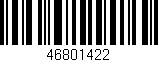 Código de barras (EAN, GTIN, SKU, ISBN): '46801422'