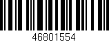 Código de barras (EAN, GTIN, SKU, ISBN): '46801554'