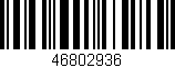 Código de barras (EAN, GTIN, SKU, ISBN): '46802936'