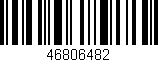 Código de barras (EAN, GTIN, SKU, ISBN): '46806482'