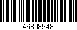 Código de barras (EAN, GTIN, SKU, ISBN): '46808948'