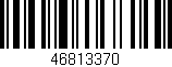 Código de barras (EAN, GTIN, SKU, ISBN): '46813370'
