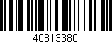 Código de barras (EAN, GTIN, SKU, ISBN): '46813386'