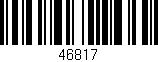 Código de barras (EAN, GTIN, SKU, ISBN): '46817'