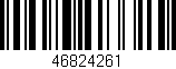 Código de barras (EAN, GTIN, SKU, ISBN): '46824261'