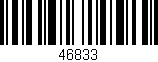 Código de barras (EAN, GTIN, SKU, ISBN): '46833'