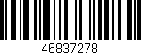 Código de barras (EAN, GTIN, SKU, ISBN): '46837278'