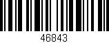 Código de barras (EAN, GTIN, SKU, ISBN): '46843'